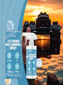 100ml Electronic Dust Removal Spray, Suitable For Laptops, Keyboards, Cameras, Car Interiors And Multi-Purpose Cleaning, Convenient And Quick, Extends Equipment Lifespan - Blue - View 2