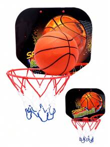 Indoor & Outdoor Hanging Basketball Hoop Set, Family Interactive Play, Boys & Girls Basketball Toy, Suitable For 3+ Years Old, Christmas/Halloween/Birthday Gift