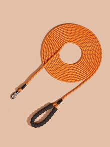 Extended Reflective Nylon Rope Dog Leash With Safety Lock Clip, Variety Of Length Options, Multiple Colors, Heavy Duty & Reliable