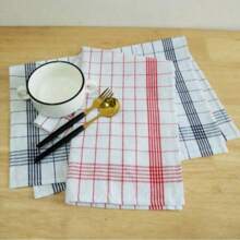 4/6/8/12 Pcs Rags, 2 Colors Kitchen Tea Towels, Creative Napkin Classic Plaid Rectangular Cotton And Linen Fabric Home Kitchen Fabric Napkin Placemat Tea Towel Home Supplies Grid KitchenTowels,Fabric Stripes And Checkered Kitchen Towels, - Multicolor - View 8