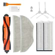 Replacement Parts Compatible With Xiao Mi Mijia G1/MJSTG1 Vacuum Cleaner Robot, Accessories Main Brush Guard Roller Brush Side Brush Hepa Filter Mop Rag Mop Cloth Bracket.