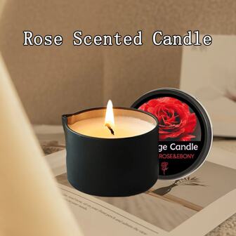 Evoduck Scented Candles, Iron Box Massage Essential Oil Candle, Geothermal Coconut Lotion Body Oil Candle, Suitable For Bedroom Bathroom, Long-Lasting Fragrance, With Essential Oil Fragrance, Perfect Gift For Family And Friends, Aromatherapy Candle Tin Can, Suitable For Travel Birthday , Valentine's Day Or Mother's Day, Aromatherapy Gift Box/2oz