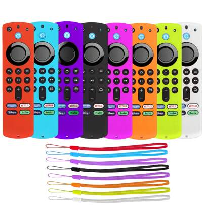 1個 Firestick 4K Alexa ボイスリモート 3世代用シリコンリモートケース、絶縁、ガレンタイン、子犬、カーニバル