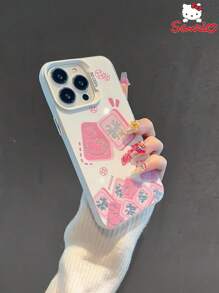 Sanrio Retro Comic Style Hello Kitty/My Melody IPhone Case For Girls, Teens, And Students, Y2K Design, Cute Cartoon Protective Cover, Anti-Drop, Shockproof, Scratch-Resistant, Lightweight, Slim Fit, Kawaii Style, Popular Phone Accessory, Must-Have Item, Daily Use, School, Travel, Shopping, Cafe, Birthday Gift, Adorable Phone Case For Young Women And Teen Girls