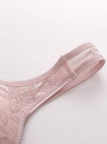 3 Peças Sutiãs Sem Arame Ultramacia de Fechamento Frontal, Roupa Íntima Feminina Respirável