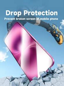 3 pezzi di vetro temperato compatibile con 16, protezione dello schermo completa per 16 Pro Max, 16 Plus, 16 Pro, 16 Pro, pellicola protettiva regalo ideale per compleanni, famiglia, amici, accessori per telefono