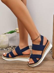 نعال نسائية فلات عصرية مريحة للاستخدام في الخارج والشاطئ، صندل بشريط منزلق مقاوم للماء، نعل مانع للانزلاق للاستخدام الداخلي والخارجي، صندل منزلق بكعب افتراضي