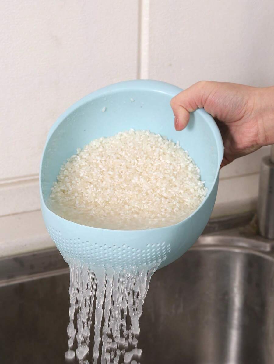 1 pieza Minicanasta para lavar arroz Colador de cocina Enjuagador de cedazo - Ver 1