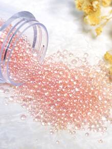 1 pièce Perles de verre Aurora, matériau de remplissage en résine époxy, perles à bulles de tailles mélangées pour moulage, matériau de remplissage en silicone, fournitures artisanales DIY, fournitures pour la fabrication de bijoux