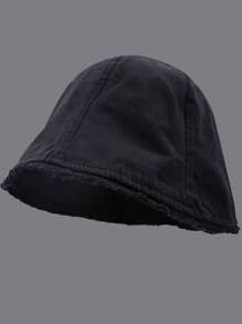 Chenyi Hat House Casual 2025 New Oversize Washing Frayed Brim Bucket Hat, Suitable For Big & Round Face, Casual Fishing Hat, Fashionable Spring Style - Multicolor - View 2