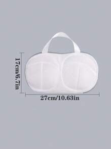 1 件 3D 网状纹理胸罩洗衣袋，简易涤纶胸罩清洁袋，带松紧带和软骨框架，防止变形，适用于家用洗衣机 - 彩色 - 查看 14