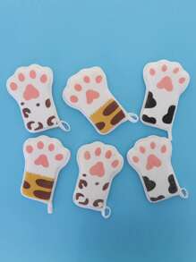 1 件装婴儿沐浴海绵，婴儿沐浴手套儿童沐浴球，新生儿洗头熊爪浴巾 - 彩色 - 查看 6