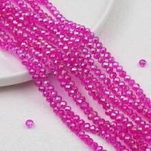 600 件 3 毫米混色 AB 水晶玻璃扁圆珠，适合 DIY 珠宝制作、手链、项链、手工珠宝和时尚配饰 - 扁圓切角 - 查看 10