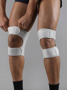 VBOSI 1 Pair Adjustable Knee Brace With Spring Booster Men Women Rebound Stabilizer For Sports Training & Squat Support Gym Accessories Knee Support