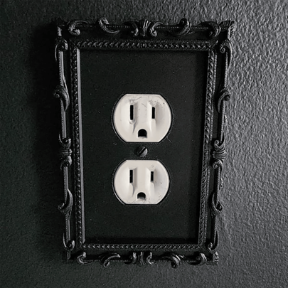 1 pieza Interruptor de luz vintage negro, diseño clásico, adecuado para la decoración del hogar y de la oficina, sin fuente de alimentación necesaria - Viene con tornillos