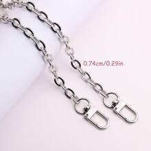 银色金属 DIY 链条，适用于各种包包链条首饰配件