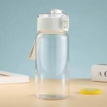 1 Stück 350/550/800ml tragbare Sportfitness Großraum-Transparentbecher, Outdoor, Reisen, Büro Wasser Flasche Grundbedarf