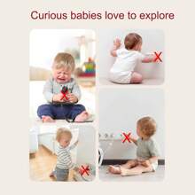 6 件/10 件欧盟插座盖 - 儿童电源插座插头，防止触电