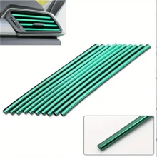 10pcs 7.87 Inches Fit For Car Air Conditioner Outlet, Decorative U-Shaped Molding, Car Styling Door Edge Corner Protector