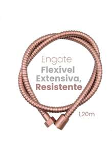 Crie e Construa Ducha Higiênica Rose Gold Luxo com Registro 1/4 de Volta