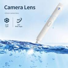 HB Ear Wax Removal With 5 Ear Scoop, Ear Cleaner With Camera,Ear Wax Remover Tool, Rechargeable Earwax Removal Kit For Adults