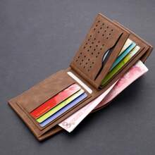 Cartera personalizada con foto para hombre, regalo personalizado con foto grabada para novio, esposo, papá