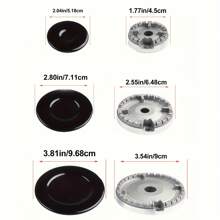 (Suitable Only For Bashaf Stove) Not Applicable For Other Stoves. 1 Set Cookware Lid Cover, Upgraded Gas Burner Cover, Fit For Bashaf Gas Stove Burner
