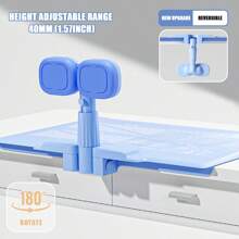 1pc Desktop Reading Assistance Device, Student Reading & Writing Support Tool, Eye Protection Aids, Desk Mount Book Stand