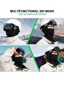 3 pièces Cagoule couvre-visage, masque de ski pour hommes femmes football, capuche légère pour soleil protecteur UV vélo