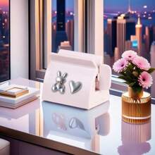 Couple Rabbit & Teddy Bear Toothpaste Squeezer, Manual Toothpaste Dispenser, Bathroom & Cosmetics Tube Squeezer - Multicolor - View 10