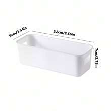 1pc Storage Box With 2 Drawers, Used For Desktop Organization, Makeup Tool And Skincare Product Storage, As Well As Jewelry Storage, Dressing Table Accessories, Bathroom Accessories, Storage Box,For Holiday Beach, Bathroom Collection, Bedroom Collection, Large Capacity