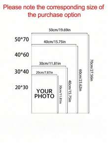 1件 - 个性化照片生日海报，姓名照片生日欢迎牌，可定制帆布艺术印刷品 - 个性化照片，定制姓名帆布无框海报，纪念墙装饰海报，现代简约生日派对欢迎牌，定制帆布印刷海报，个性化，独特理想礼物，送给他、她、男朋友、女朋友、爸爸、妈妈、家人、朋友，纪念品，平面印刷 - 彩色 - 查看 2