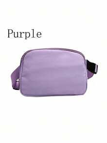 1pc/2pcs Solid Color Multi Functional Cross Body Chest Bag, Fanny Pack Pouch,Everywhere Belt Bag With Adjustable Strap, Small Waist Pouch Bag,For Workout Running Travelling Hiking - Multicolor - View 11
