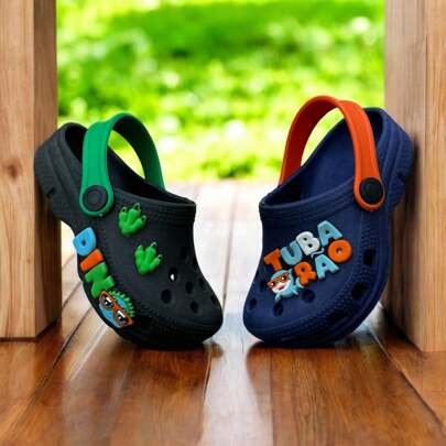 Kit 2 Pares Babuche Infantil Menino Leve e Confortável