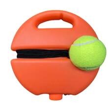 1 pieza Sistema profesional de entrenamiento de rebote de tenis - Adecuado para hombres y mujeres adultos - Hecho de material PE - Ideal para práctica individual y entrenamiento para principiantes - Incluye lanzador de pelotas y 1 pelota de tenis