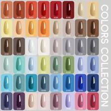 XEJAYI 6色蓝绿色凝胶指甲油套装，UV LED 浸泡式指甲凝胶，半永久性，DIY沙龙级美甲凝胶，适合春夏美甲 - 彩色 - 查看 3