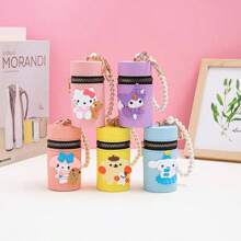 Sanrio 1pc Sanrio Hello Kitty Melody Laurel Dog Pudding Dog Kulomi Cartoon Cute Bucket Bag Portable Bucket Purse Children's Creative Bag Earphone Storage Bag Wallet Purse Wallet Mini Wallet Coin Wallet