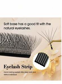 GLAM&NEED 10 Rows D-Curl Automatic Blooming W-Shaped 3D/4D/5D/6D/7D/8D/YY/6D Mink Lashes/Wet Lashes/5D Flower/Flat Oval/Easy Fan/Eyelash Extension/Jingling/Manyu/Xingyu/Yuyi/Tajian/8D R/U-YY/3D Brown/4D Brown/5D Brown Pre-Made Fan Lashes, Quick Lash Application, Natural & Soft, Lightweight & Voluminous