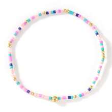 1 pièce Bracelet boho d'été à perles avec un design inspiré de l'océan et de la plage, convient aux hommes et aux femmes