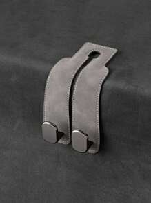 2-In-1 Velvet Car Headrest Hook, Dual Hook Car Wallet Clip, Universal Headrest Hanger Accessories For Car Interior Storage