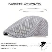 1pc Adjustable Hat For Men: Mesh Forward, Excellent For Any Occasion And Travel, Breathable Mesh, Ideal For Spring And Summer Daily Wear - A - View 6