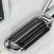 1pc, Foldable Small Comb, With Removable Mirror, Suitable For All Hair Types, Portable, Travel Set Mother's Day Flowers,Personalized Gifts For Mom,Last Minute Gifts,Mother's Day Ideas,Mothering Sunday Gifts,Handmade Cards For Mum,Best Mother's Day Gifts Under $50