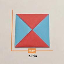 Set de 6/12 piezas del juego tradicional folclórico coreano Gonggi, juego Ddakji de golpear papel de cartón duro para fiestas en casa, reuniones familiares, juegos de viaje, regalo perfecto para vacaciones y cumpleaños