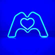1 tấm biển hiệu đèn neon tình yêu, đèn neon hình trái tim tình yêu XOXO Rose, dùng pin hoặc USB, trang trí để bàn hoặc treo tường, kích thước 13,5 x 5,11 inch (34,5 x 13 cm) - trắng - Xem 69