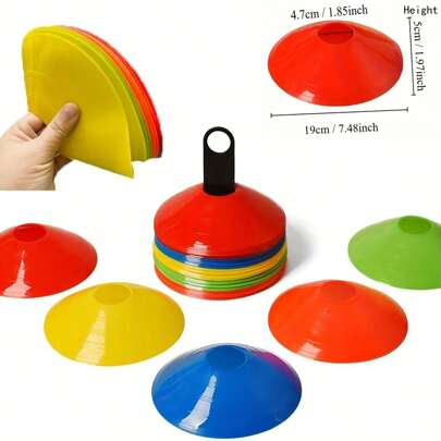 Marking Discs For Obstacle Football Training, Marking Discs Equipment, Circular Rod Self-Training Device, Fitness Training Supplies