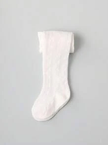4pcs Children White Mesh Breathable Stockings, Simple And Versatile, Suitable For Daily Matching - Multicolor - View 4