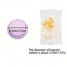 5 件（1 个外壳+4 包）固体空气清新剂贴纸，适用于厕所/浴室/卧室/衣柜/汽车，附可更换香味纸，厨房，厨房用品，清洁，厨房毛巾，厨房，浴室，家庭，家居供应商 - 彩色 - 查看 2