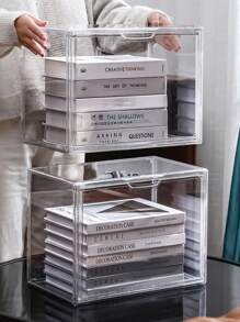 1 Stück vielseitige klare Acryl Aufbewahrungsbox - staubdichte Vitrine für Modelle, Werkzeuge & Bücher | transparenter Organizer Behälter