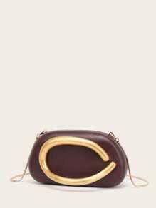 Evening Bag Clutch Purses For Women Ladies Party Bag Exquisite Hardware Handle Buckle PU Bag Bag Bridal Wedding Purse For Ladies Bag Metal Chain Bag Versatile Handheld Bag Cocktail Party Wedding New Wallet Banquet Bag