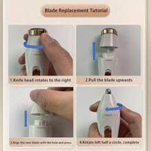 RAF 3-In-1 Portable Electric Hair Remover, Suitable For Trimming Beard, Hair, Leg & Body Hair, For Home, Office, Dorm, Men, Women, Kids & Elderly, Hair Removal, Ladies Hair Removal - Multicolor - View 5